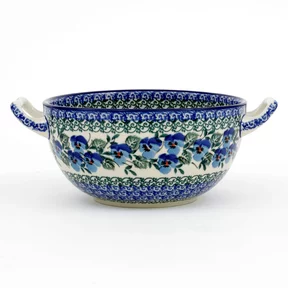 Miska fondue D02 0,7l <br> 2273X Kobaltowe bratki